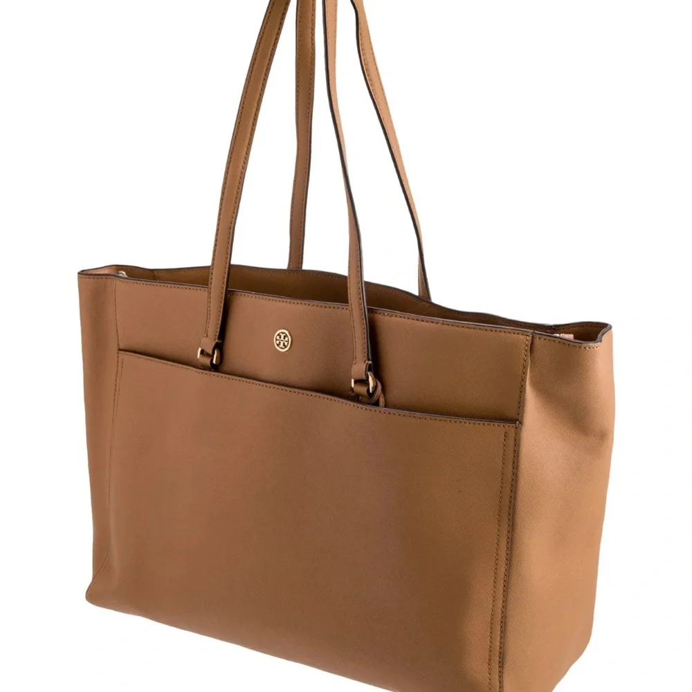 Tory Burch Tan Leather Tote Bag